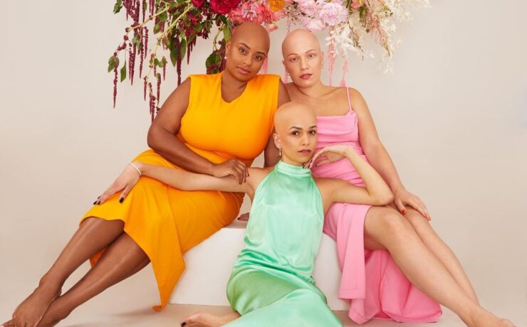 Amanda Akokhia Photography; Istagram - Credits "Model 1 : @nevertooobold Model 2: @farahmlondon Model 3: @christalafletcher MUA: @roseannavelin Florist: @blooming_flair"