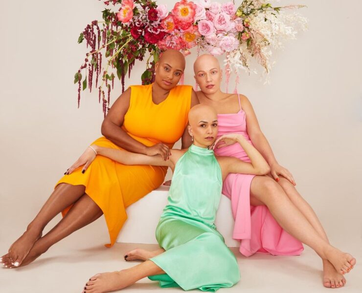 Amanda Akokhia Photography; Istagram - Credits "Model 1 : @nevertooobold Model 2: @farahmlondon Model 3: @christalafletcher MUA: @roseannavelin Florist: @blooming_flair"